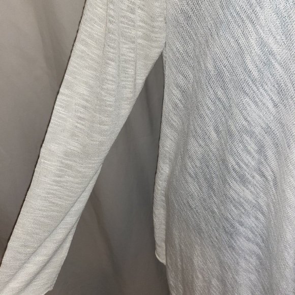 Torrid Ivory Drape Front Cardigan Size 0 (Large 12) Long Sleeve Lightweight, NWT - Picture 4 of 4